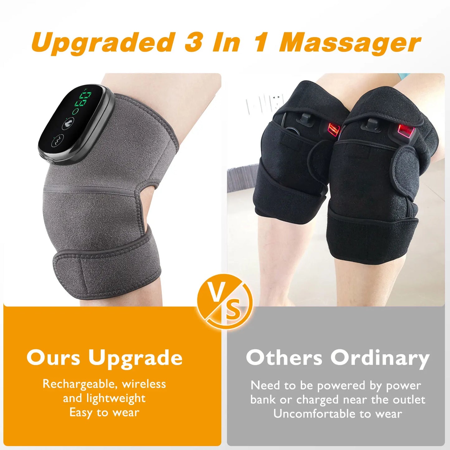 ThermaRelief™ 3-in-1 Massage Belt – Electric Heating & Vibration Therapy for Knees & Shoulders