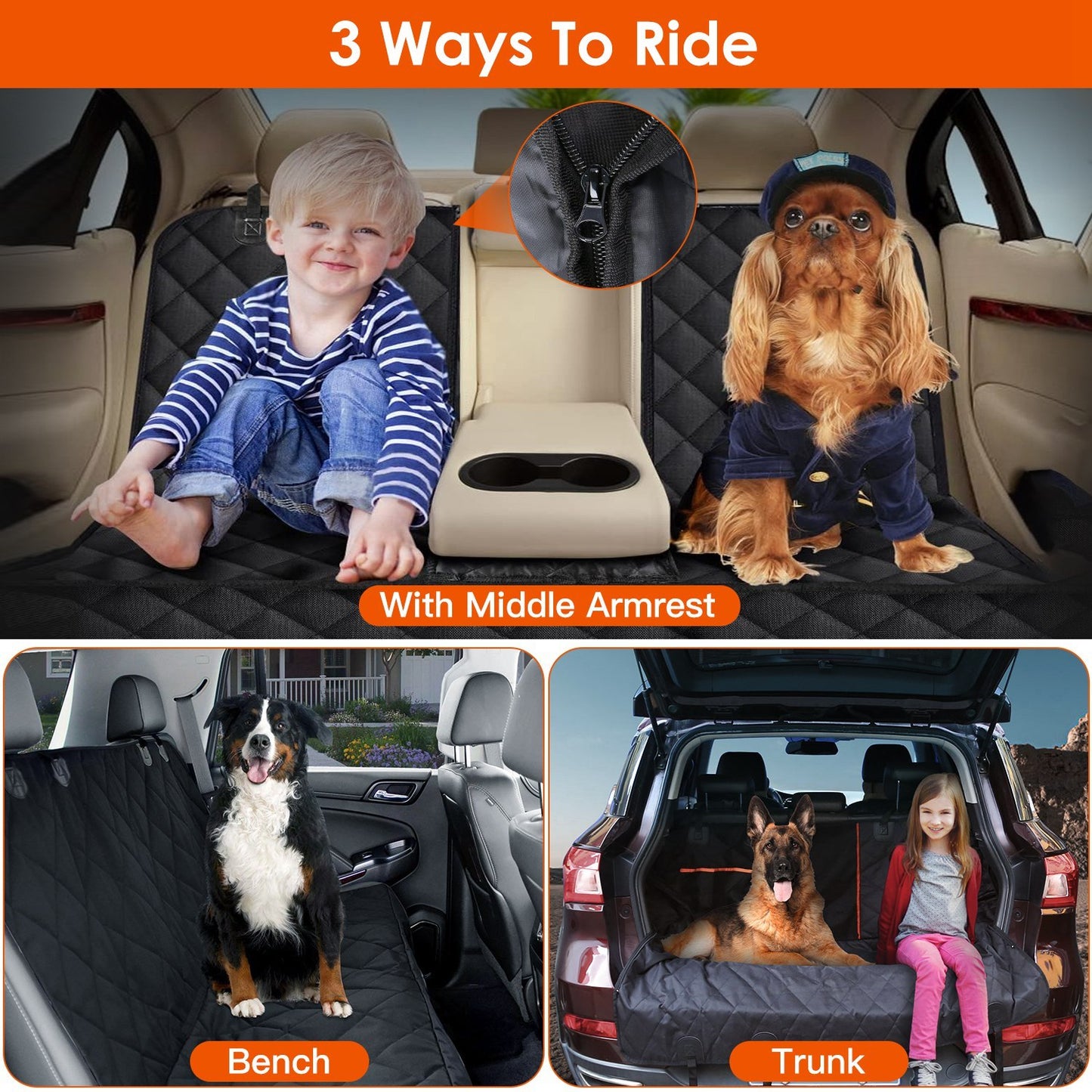 PawRide™ Pro Waterproof Car Seat Cover