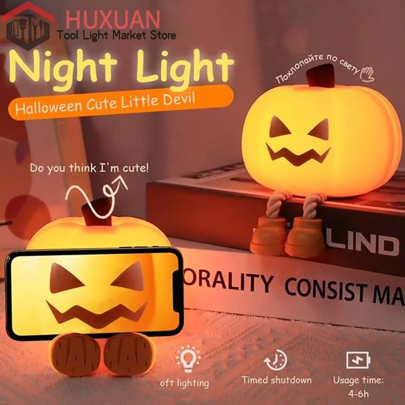 SpookGlow™ Halloween Pumpkin Night Light