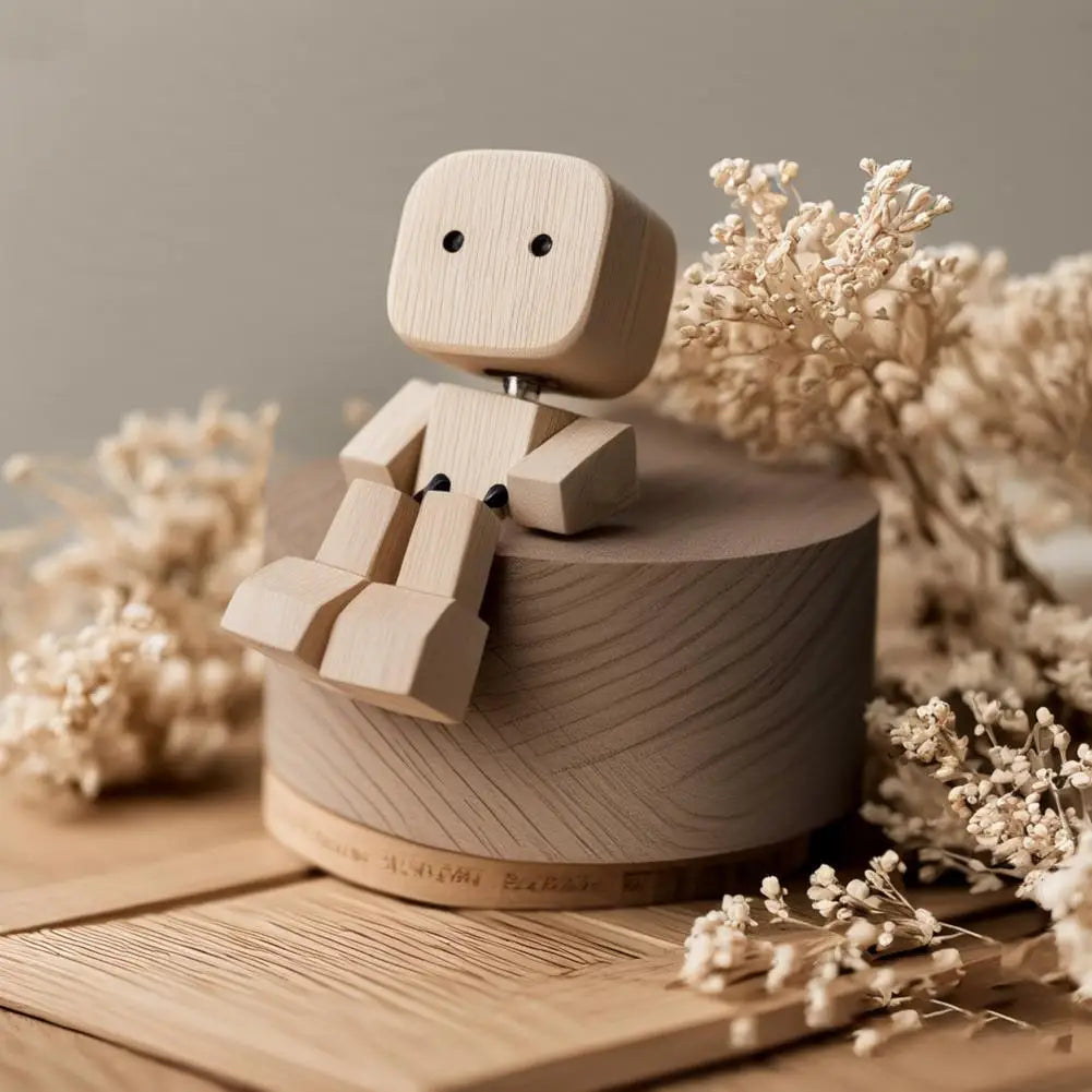 NodderCraft™ Wooden Bobblehead