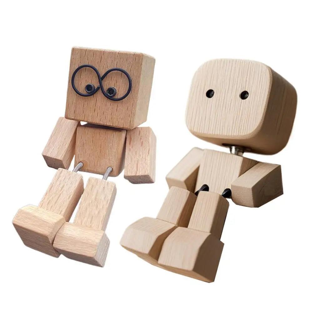 NodderCraft™ Wooden Bobblehead