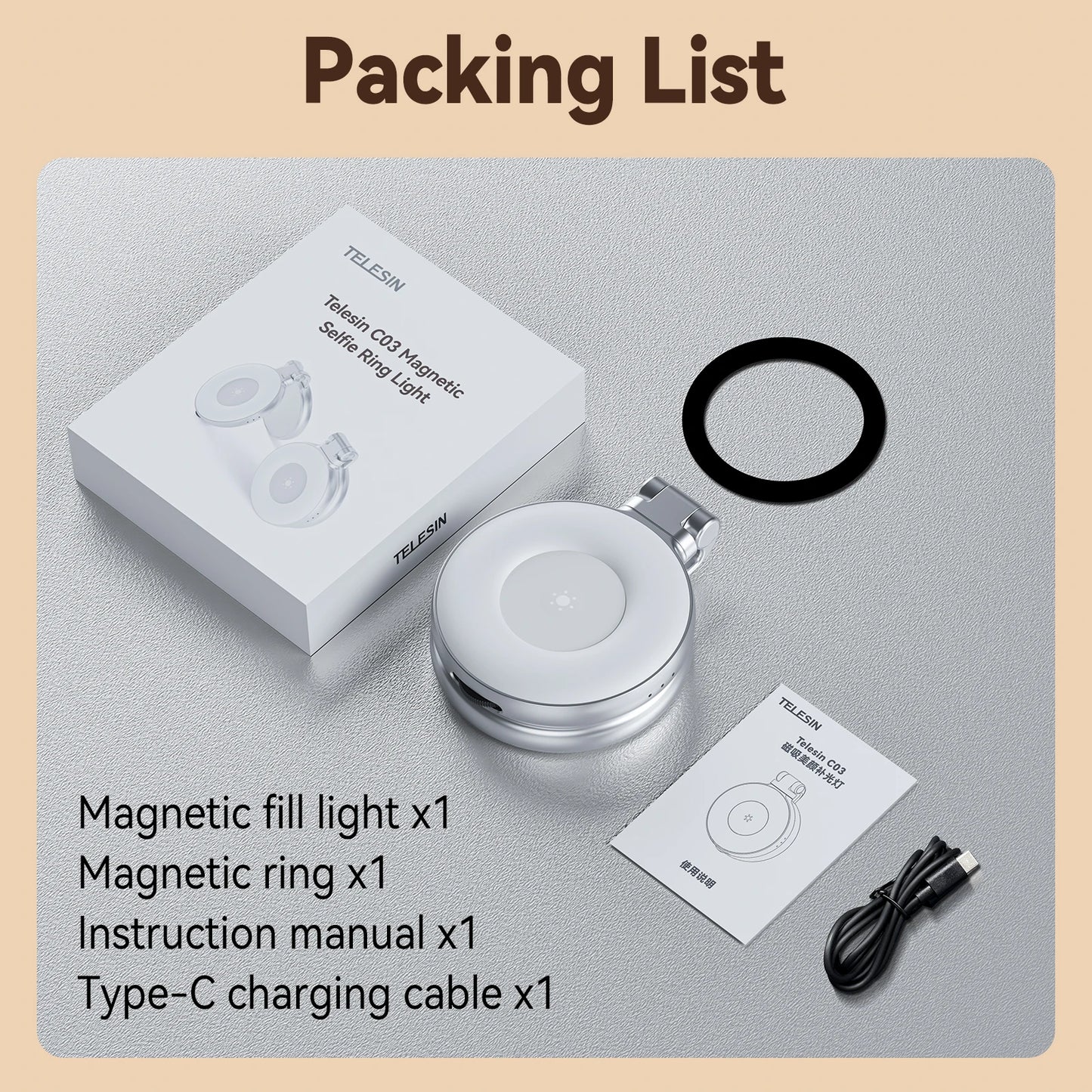 LumaSnap™ Magnetic Selfie Light