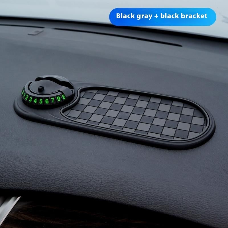 DrivePro™ 2-in-1 Dashboard System – Anti-Slip Mat with 360° Rotating Phone Mount