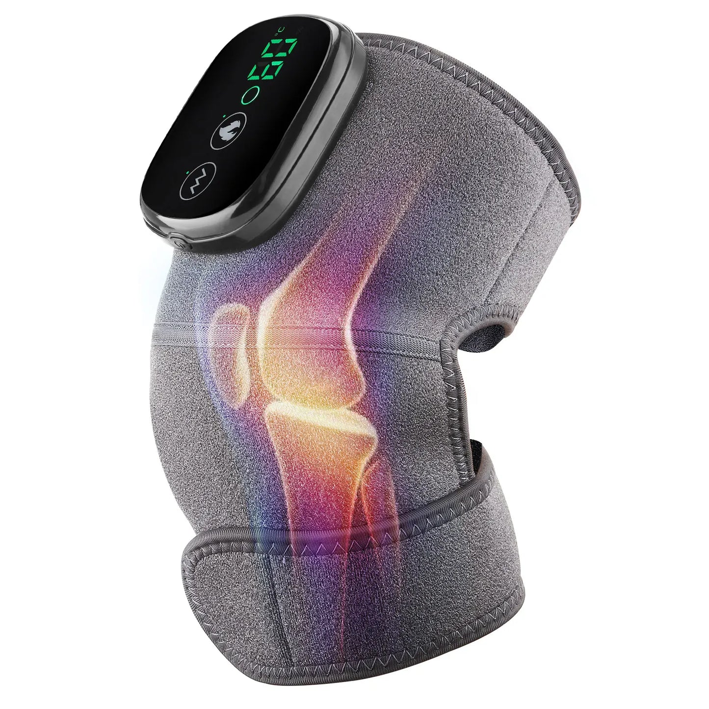 ThermaRelief™ 3-in-1 Massage Belt – Electric Heating & Vibration Therapy for Knees & Shoulders