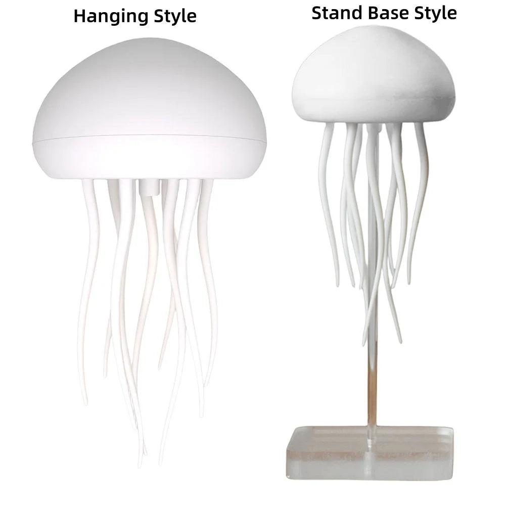 LumaJelly™ Pro Smart Night Light – Voice-Controlled RGB Jellyfish Lamp with Type-C Charging