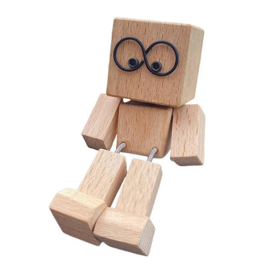 NodderCraft™ Wooden Bobblehead