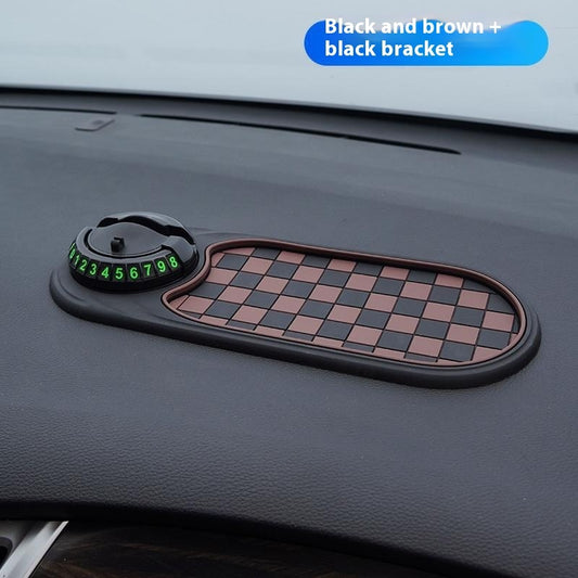 DrivePro™ 2-in-1 Dashboard System – Anti-Slip Mat with 360° Rotating Phone Mount