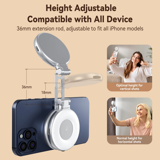 LumaSnap™ Magnetic Selfie Light