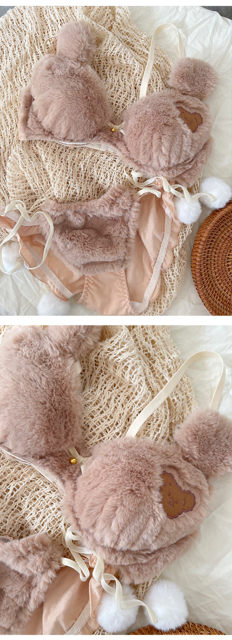 BearLuxe™ Girl’s Bra Set